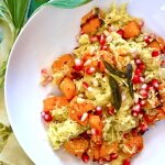 Spaghetti Squash with Sage Pesto and Butternut Squash