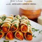 Sweet Potato, Black Bean and Goat Cheese Taquitos
