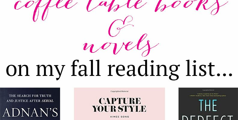 Fall Reading List