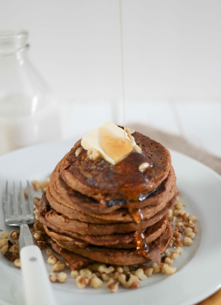 Healthy Pumpkin Pancakes